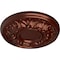Ekena Millwork Odessa Ceiling Medallion (Fits Canopies up to 2 1/2"), 7 1/2"OD x 1 1/8"P, Antique Copper CM07ODACS - alternate 3